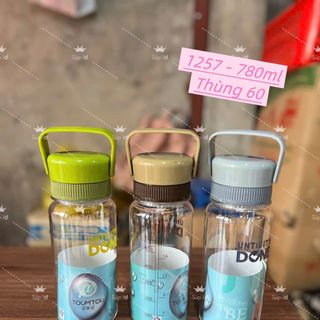 1257- Bình Nước Nhựa 780ml ( Thùng 60C )