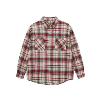 Áo khoác sơ mi dài tay cổ bẻ  canh sọc chất kate cotton có túi trước 2 bên như hình .