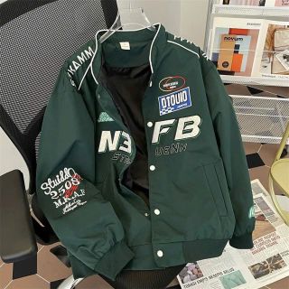 Áo khoác dù 2 lớp tay dài logo in N3FB form rộng UNISEX Áo khoác dù 2 lớp tay dài logo in N3FB form rộng UNISEX