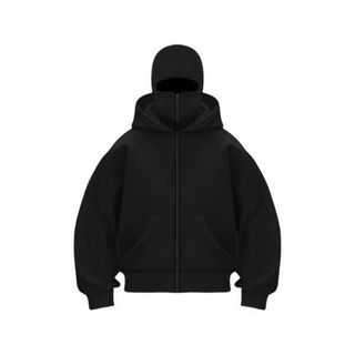 Áo Khoác Hoodie Zip Ninja Trơn Cổ Cao 2 Nón có túi Trong Tay Xỏ Ngón Phong Cách Ninja Che Mặt Mũ Rộng Siêu Ngầu Áo Khoác Hoodie Zip Ninja Trơn Cổ Cao 2 Nón có túi Trong Tay Xỏ Ngón Phong Cách Ninja Che Mặt Mũ Rộng Siêu Ngầu
