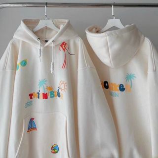 Áo khoác NAM NỮ nỉ bông in THÍCH BIỂN năng động dễ thương nón to, tay phồng freesize dưới 70kg Áo khoác NAM NỮ nỉ bông in THÍCH BIỂN năng động dễ thương nón to, tay phồng freesize dưới 70kg