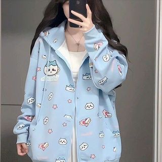 Áo Khoác Nỉ Bông In 3D Họa Tiết Hoạt Hình Chiikawa Đáng Yêu Freesize Dưới 68kg Áo Khoác Nỉ Bông In 3D Họa Tiết Hoạt Hình Chiikawa Đáng Yêu Freesize Dưới 68kg