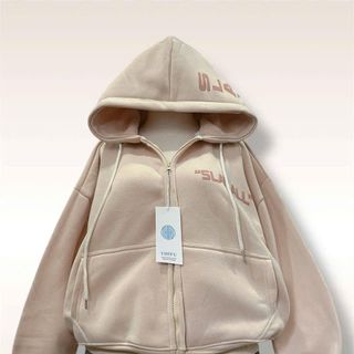 Áo khoác nữ cao cấp nón rộng chữ SLAY