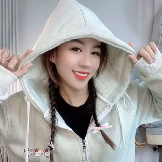 Áo khoác nữ vải nỉ 3 con mèo Cute Cat