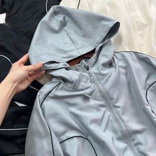 Áo khoác dù cánh dơi 2 lớp lót dù dành cho nam nữ