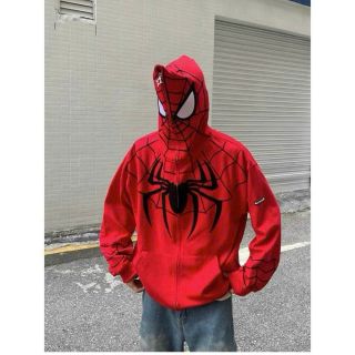 Áo khoác nam nữ hình nhện phù hợp chơi Halloween