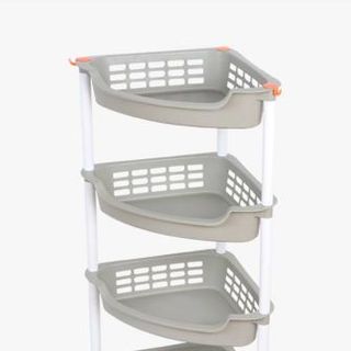 Nhựa_6614 - Kệ nhựa Tam Giác 4 tầng 35.5*35.5*102 (THÙNG 12C)