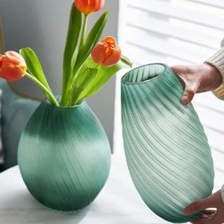 Bình lọ Hoa Thuỷ Tinh Ngọc Bích 18x9x23cm ( THÙNG 16C)