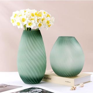 Bình lọ Hoa Thuỷ Tinh Ngọc Bích 18x9x23cm ( THÙNG 16C)