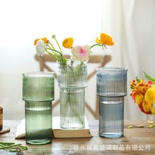 Bình Hoa Thuỷ Tinh Trụ Sọc 11x25cm (THÙNG 24C)