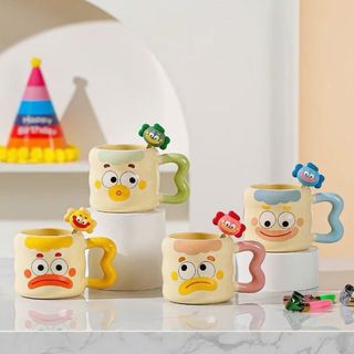 Cốc Sứ Cute Mặt Hề 400ml KC2473 (THÙNG 60C)