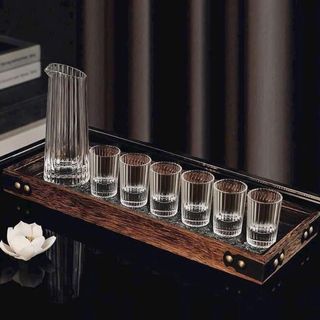 Bộ Bình 6 Ly Rượu Thủy Tinh ( THÙNG 8B )