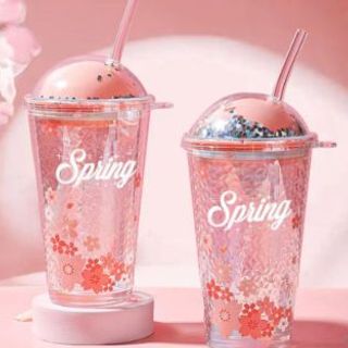 Bình Cốc Thủy Tinh Nắp Nhựa SPRING ( THÙNG 60C )