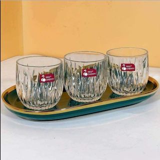 Bộ 6 Cốc Thủy Tinh bí Sọc Trắng 280ml XM21A ( THÙNG 12B ) Bộ 6 Cốc Thủy Tinh bí Sọc Trắng 280ml XM21A ( THÙNG 12B )