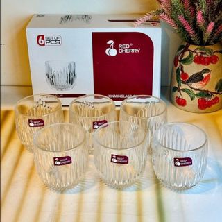 Bộ 6 Cốc Thủy Tinh bí Sọc Trắng 280ml XM21A ( THÙNG 12B ) Bộ 6 Cốc Thủy Tinh bí Sọc Trắng 280ml XM21A ( THÙNG 12B )