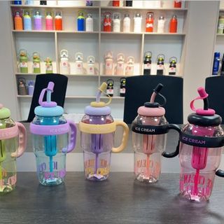 Bình nhựa ice cream bottle 1400ml (THÙNG 48C)