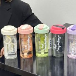 Bình nhựa happy day quai xách 600ml (THÙNG 100C)