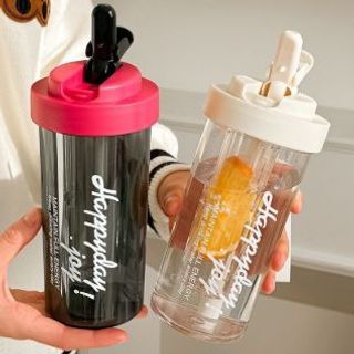 Bình nhựa happy day quai xách 600ml (THÙNG 100C)