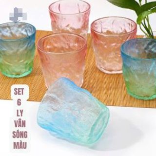Bộ 6 Cốc Thuỷ Tinh Màu A-KB 047-1/L6PS (THÙNG 8B)