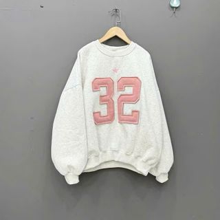 Áo SWEATER thêu nổi số 32 và 59 chất nỉ bông form rộng Freesize 70kg