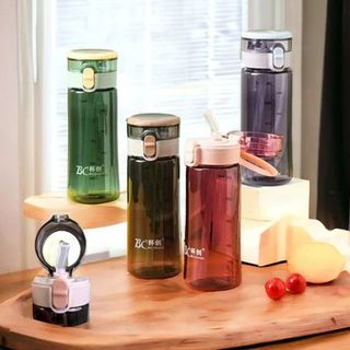 Bình nhựa kèm ống hút (THÙNG 80C)