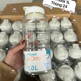 BÌNH NHỰA LOCK 1000ML (THÙNG 24C)