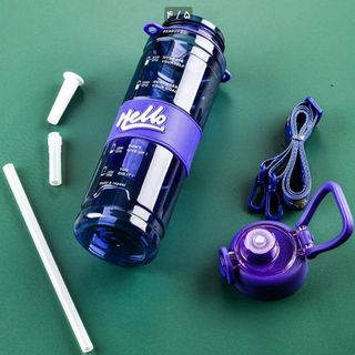 Bình Nhựa HELLO Có Dây Đeo 1000ml (THÙNG 60C)