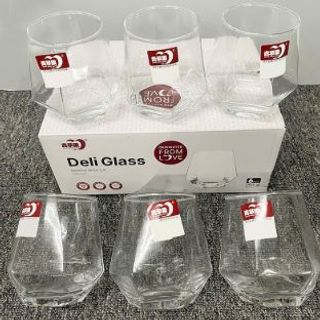 Cốc Thuỷ Tinh Góc Cạnh Trắng ES 5163-2C MM (THÙNG 12B)